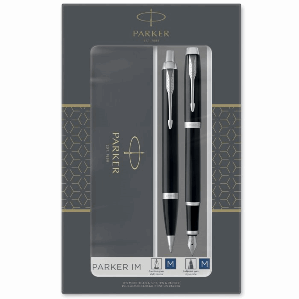 PARKER SET IM DUO LQ BLACK CT F.P.-B.P. 1158.9022.11