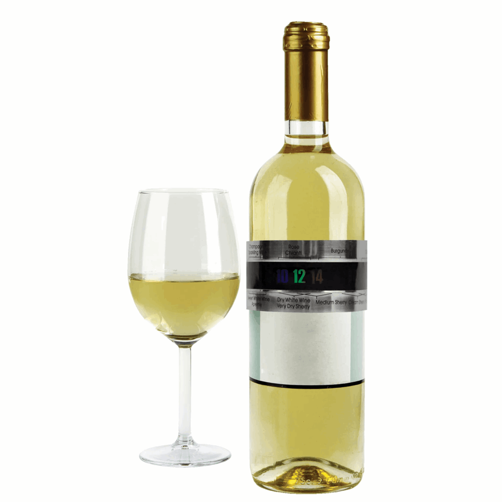 KIKKERLAND WINE BOTTLE THERMOMETER