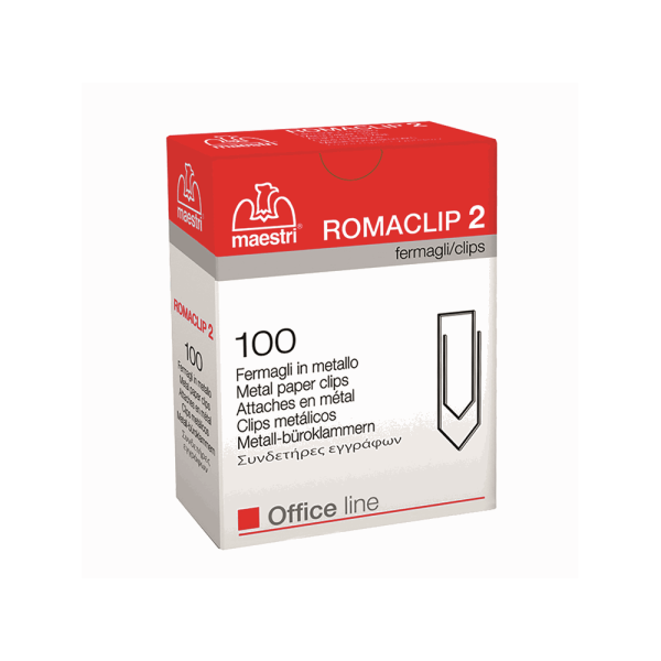 MAESTRI ROMA ΣΥΝΔΕΤΗΡΕΣ CLIP No 2 25mm 100τμχ 1092102