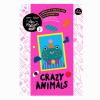 LES ATELIERS ΚΑΛΛΙΤΕΧΝΙΚΟ ΠΑΙΧΝΙΔΙ ΔΗΜΙΟΥΡΓΙΑΣ  CRAZY ANIMALS (3+) - ΤΡΕΛΑ ΖΩΑΚΙΑ GJ-04