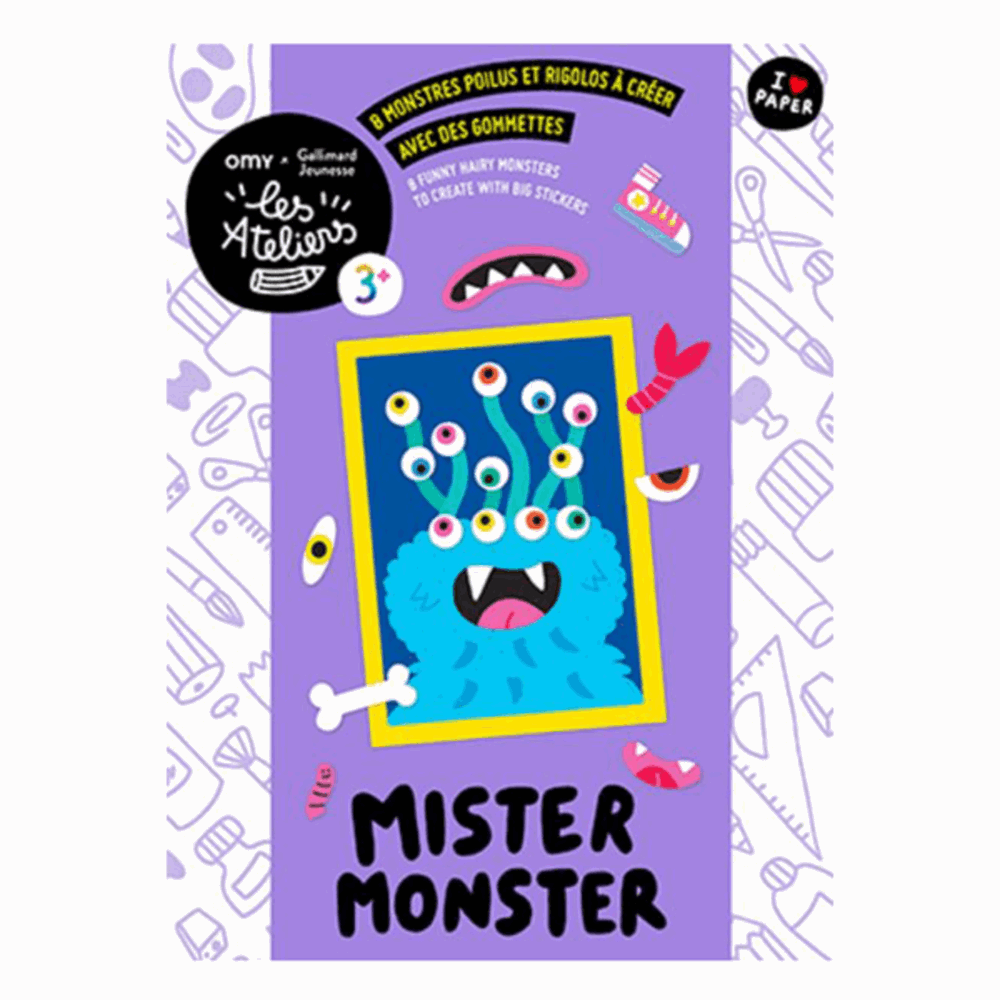 LES ATELIERS ΚΑΛΛΙΤΕΧΝΙΚΟ ΠΑΙΧΝΙΔΙ ΔΗΜΙΟΥΡΓΙΑΣ  MISTER MONSTER (3+) - ΤΕΡΑΤΑΚΙΑ GJ-07