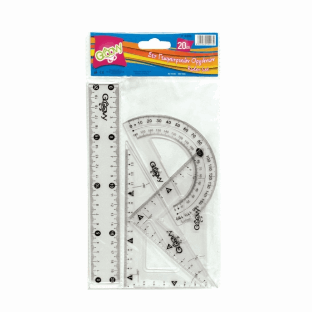 GROOVY ΣΕΤ ΓΕΩΜΕΤΡΙΚΩΝ ΟΡΓΑΝΩΝ 20cm 4τμχ 0.18.018