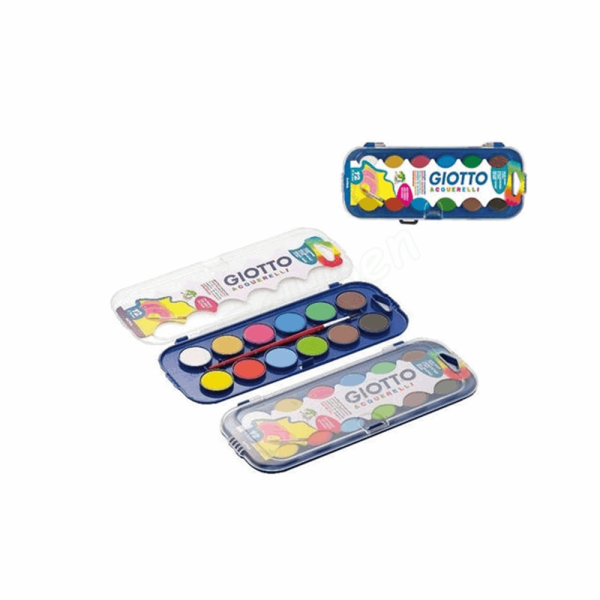 GIOTTO ΝΕΡΟΜΠΟΓΙΑ 30mm 12COLORS 000351200