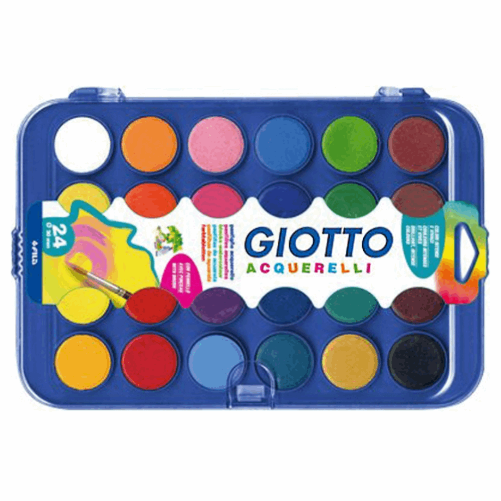 GIOTTO ΝΕΡΟΜΠΟΓΙΑ 30mm 24COLORS 000352400