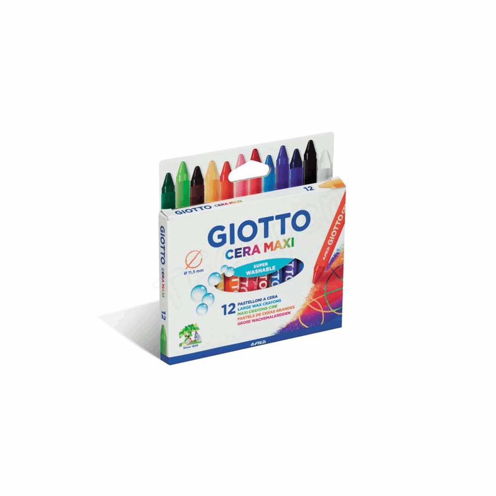 GIOTTO ΚΗΡΟΜΠΟΓΙΕΣ 10cm ΧΟΝΤΡΗ 12TΕΜ CERA MAXI 000291200