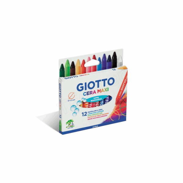 GIOTTO ΚΗΡΟΜΠΟΓΙΕΣ 10cm ΧΟΝΤΡΗ 12TΕΜ CERA MAXI 000291200