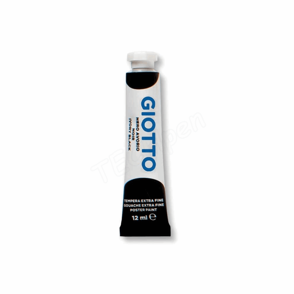 GIOTTO FINE POSTER TEMΠΕΡΑ 12ml ΜΑΥΡO 24 035202400