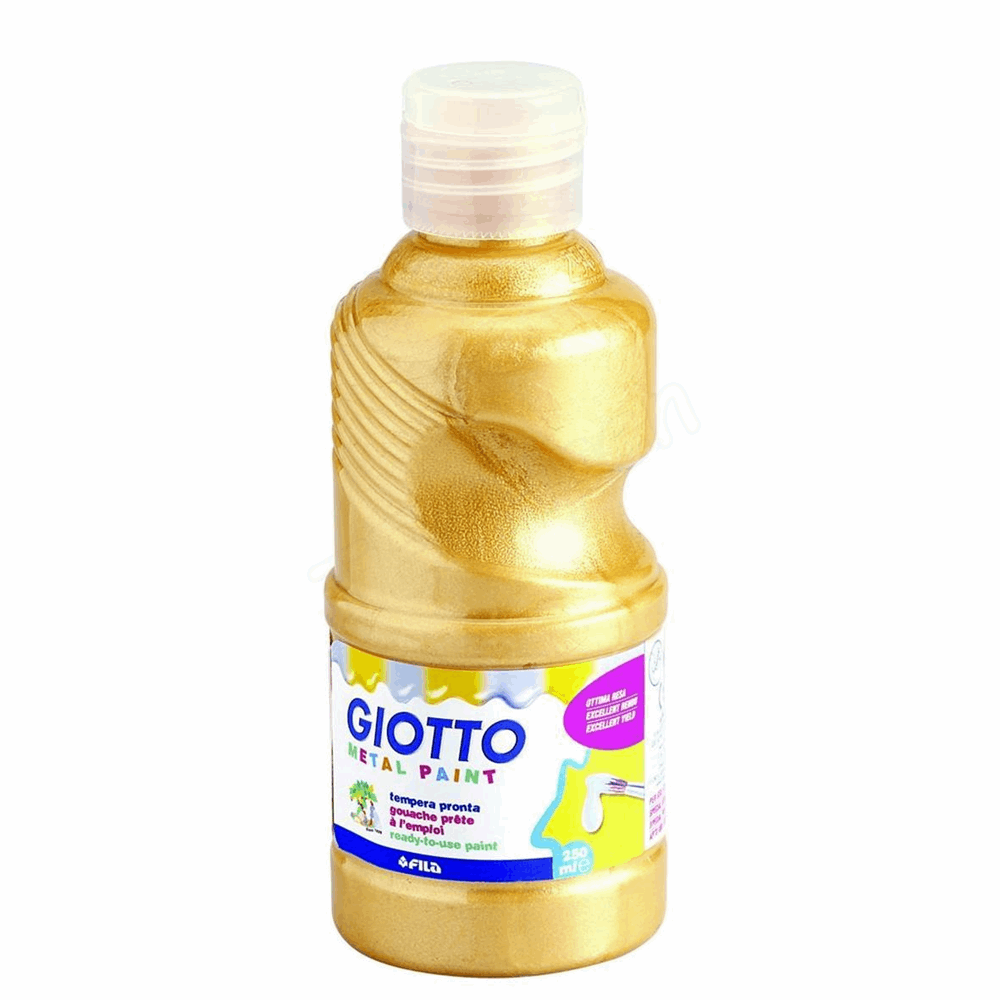 GIOTTO ΤΕΜΠΕΡΑ ΜΠΟΥΚΑΛΙ 250ml ΧΡΥΣΟ ΜΕΤΑΛΛΙΚΟ 053140100
