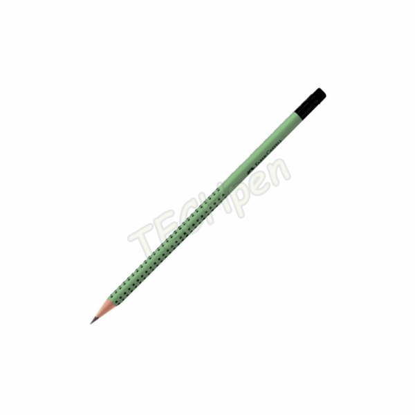 FABER CASTELL ΜΟΛΥΒΙ HB ΜΕ ΓΟΜΑ GRIP OLIVE OF100-156-096