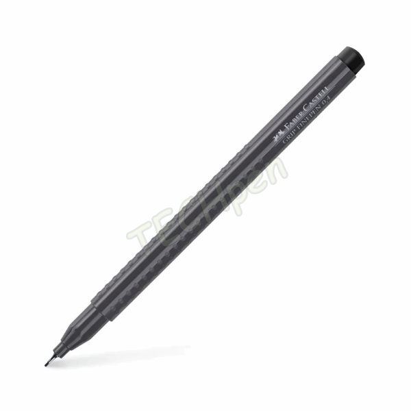 FABER CASTELL ΜΑΡΚΑΔΟΡΑΚΙ ΓΡΑΦΗΣ GRIP FINEPEN 0,4mm OF151699 PLANT BASED INK ΜΑΥΡΟ 12307335