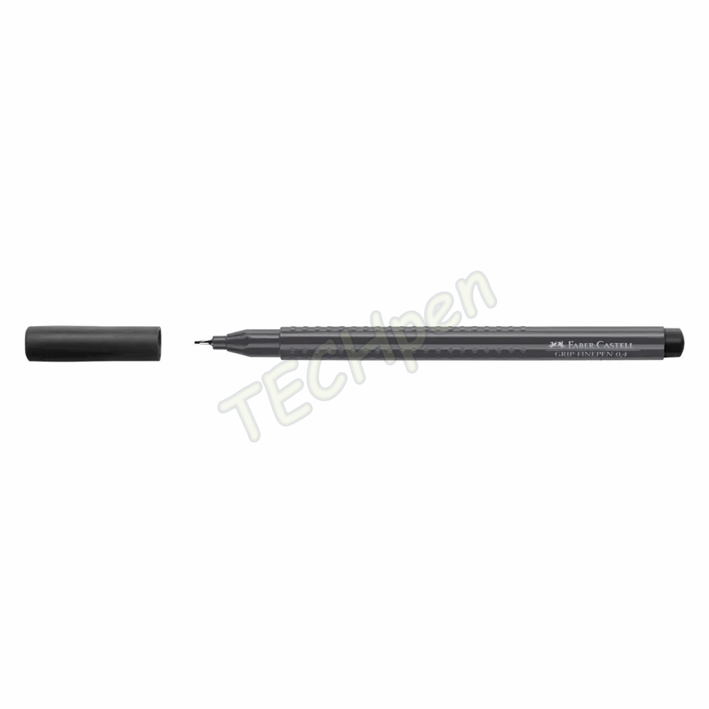 FABER CASTELL ΜΑΡΚΑΔΟΡΑΚΙ ΓΡΑΦΗΣ GRIP FINEPEN 0,4mm OF151699 PLANT BASED INK ΜΑΥΡΟ 12307335