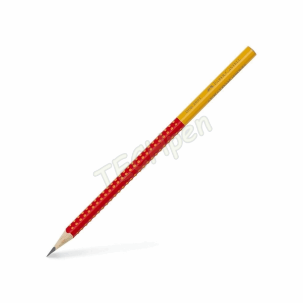 FABER CASTELL ΜΟΛΥΒΙ HB GRIP 2001 ΔΙΧΡΩΜΟ ΚΟΚΚΙΝΟ ΠΟΡΤΟΚΑΛΙ 12309750#