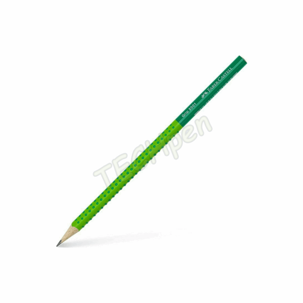 FABER CASTELL ΜΟΛΥΒΙ HB GRIP ΔΙΧΡΩΜΟ ΛΑΧΑΝΙ ΠΡΑΣΙΝΟ 12309752#