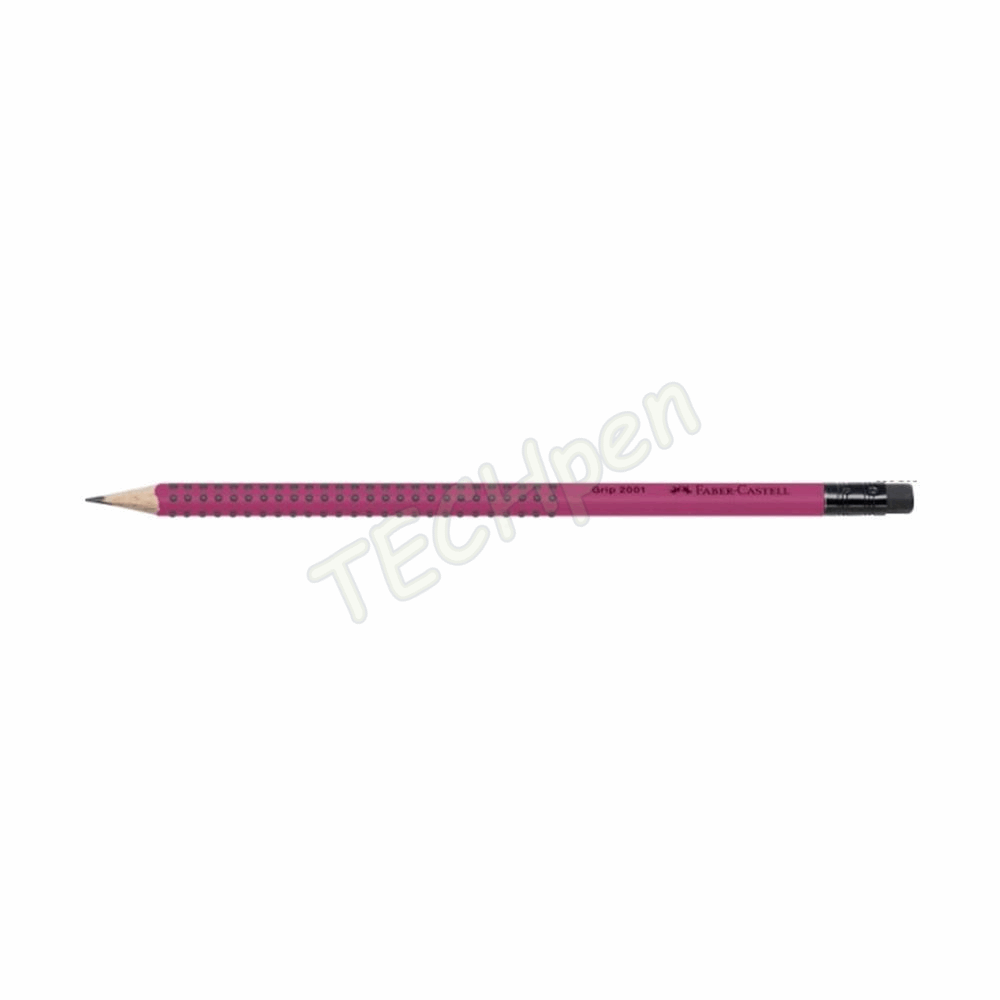 FABER CASTELL OF100201458 ΜΟΛΥΒΙ GRIP ΓΟΜΑ MAGENTA 12310836