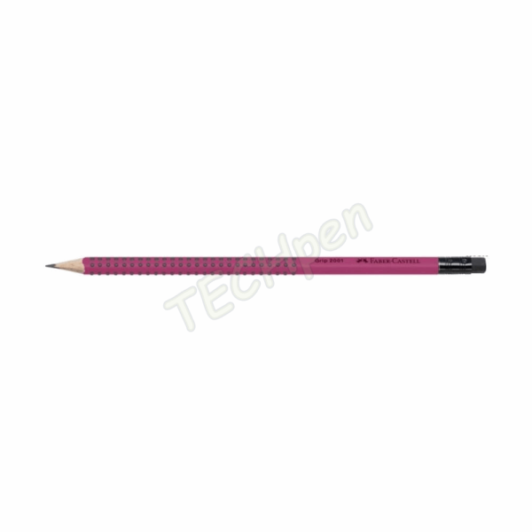 FABER CASTELL OF100201458 ΜΟΛΥΒΙ GRIP ΓΟΜΑ MAGENTA 12310836