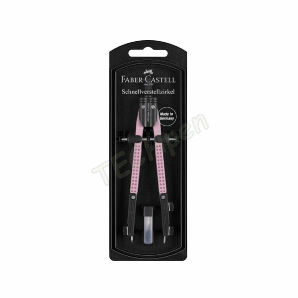 FABER CASTELL TD 174021 ΔΙΑΒΗΤΗΣ GRIP ΜΕ ΡΥΘΜΙΣΤΗ ΡΟΖΕ SHADOWS Α 12311012