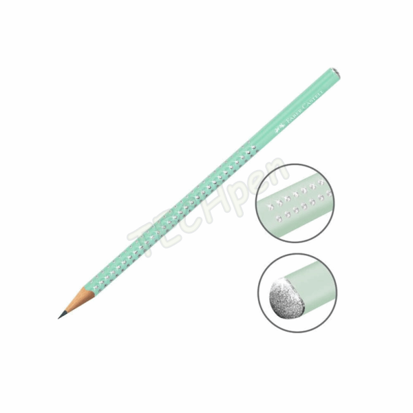 FABER CASTELL OF118293 ΜΟΛΥΒΙ SPARKLE AURORA COL. JELLY MINT 129118293
