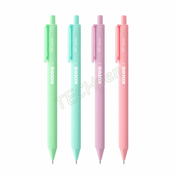KORES ΜΗΧANIKO ΜΟΛΥΒΙ 0,7mm KR99273 ΠΑΣΤΕΛ ΧΡΩΜΑΤΑ (ΡΟΖ,ΜΩΒ,ΠΡ,ΤΙΡ) 12430036