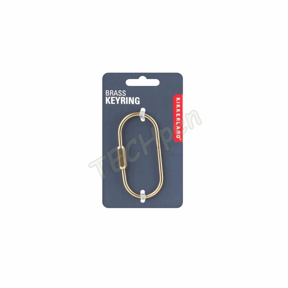 KIKKERLAND BRASS KEY RING ASST KR91- A