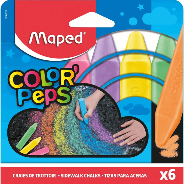 MAPED ΚΙΜΩΛΙΑ ΠΕΖΟΔΡΟΜΙΟΥ 6τμχ 936010
