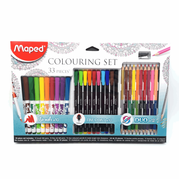 MAPED ΣET ΖΩΓΡΑΦΙΚΗΣ 33τμχ (10Brush, 10FinePoint, 12Duo) 897417
