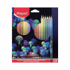 MAPED ΣΧΟΛΙΚΕΣ ΞΥΛΟΜΠΟΓΙΕΣ DEEPSEA ΣΕΤ 24τμχ 831705