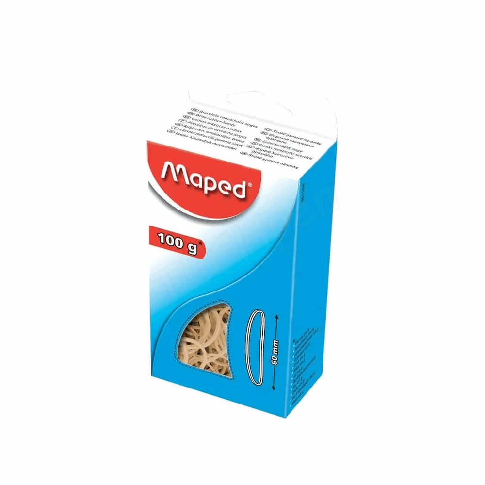 MAPED ΛΑΣΤΙΧΑ ΑΝΟΙΧΤΟΧΡΩΜΑ 60MM ΣΕ ΚΟΥΤΙ 100G 351104