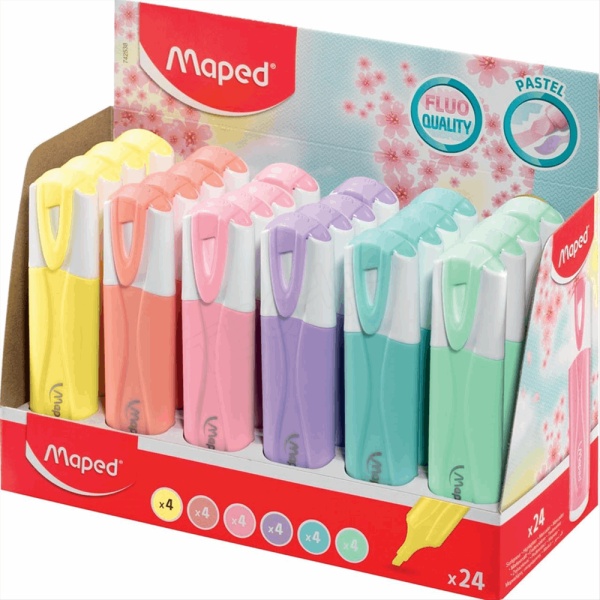 MAPED ΜΑΡΚΑΔΟΡΟΣ ΥΠΟΓΡΑΜMIΣΗΣ CLASSIC ΠΑΣΤΕΛ ΧΡΩΜΑΤΑ 742539