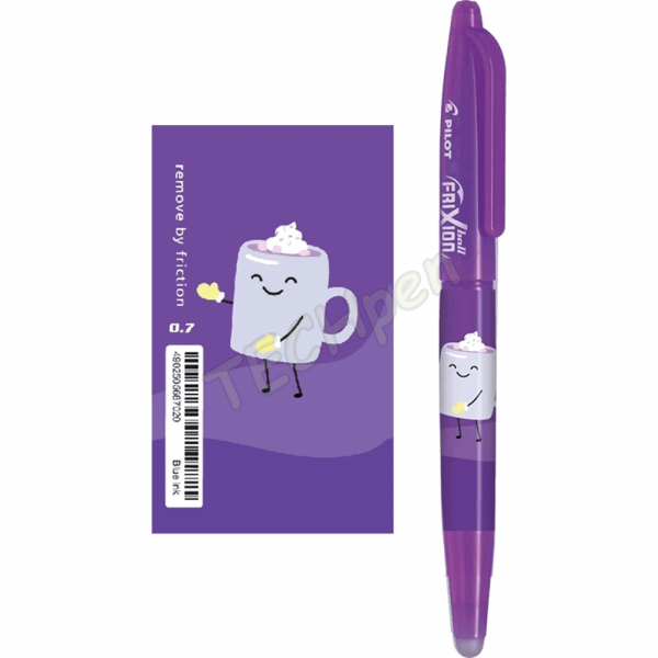 PILOT ΣΤΥΛΟ FRIXION (ΜΠΛΕ 0.7mm) SWEET PARADISE ΣΩΜΑ ΜΩΒ DFF458869