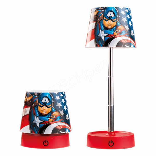 ΦΓ  DISNEY ΕΠΙΤΡΑΠΕΖΙΑ ΛΑΜΠΑ MARVER CAPTAIN AMERICA 11εκ. EG108077 EG108077