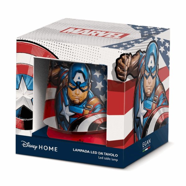 ΦΓ  DISNEY ΕΠΙΤΡΑΠΕΖΙΑ ΛΑΜΠΑ MARVER CAPTAIN AMERICA 11εκ. EG108077 EG108077