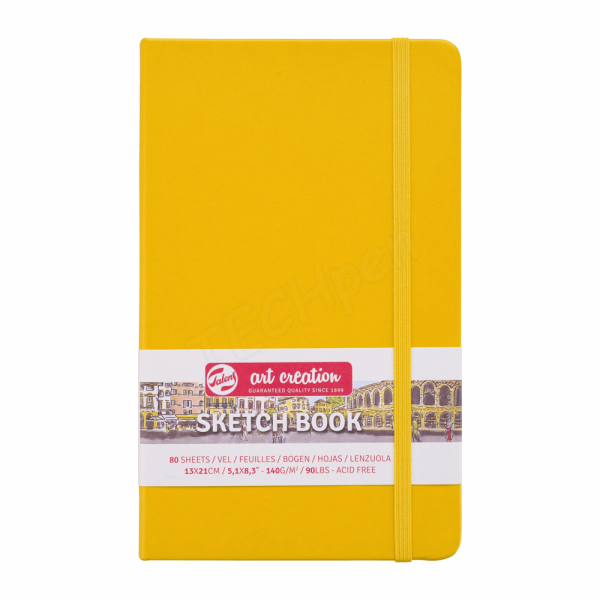 TALENS ART CREATION SKETCH BOOK 13X21 YELLOW TL9314112