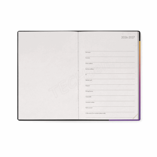 LEGAMI AG2716017 16-MONTH DIARY 2027 - SUNSET VIBES - MEDIUM - DAILY