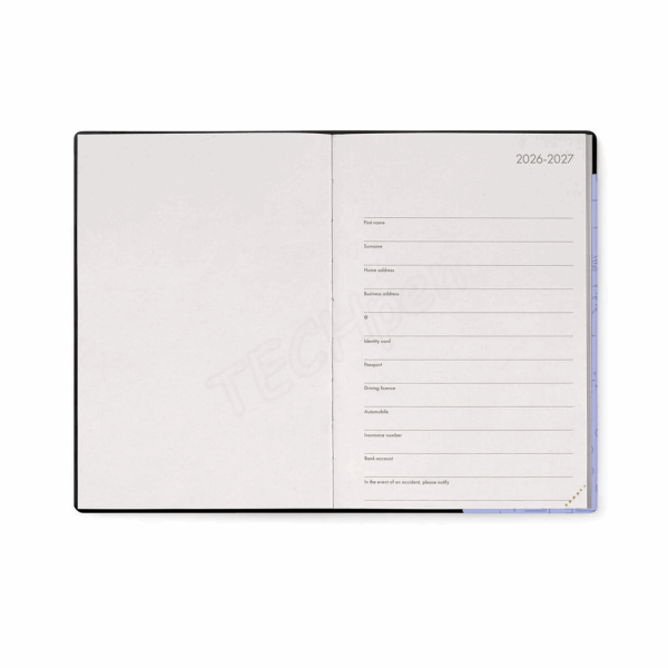 LEGAMI AG2716019 16-MONTH DIARY 2027 - COSMIC LILAC - MEDIUM - DAILY