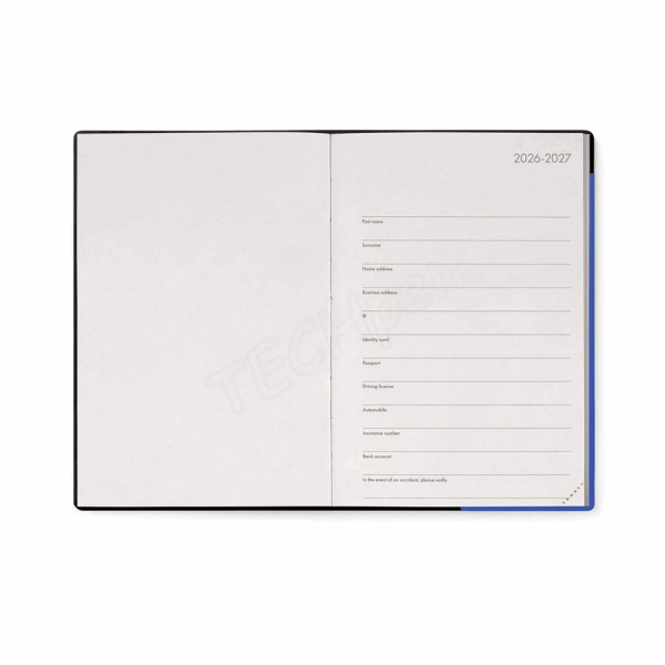LEGAMI AG2716024 16-MONTH DIARY 2027 - ECLECTIC BLUE - MEDIUM - DAILY