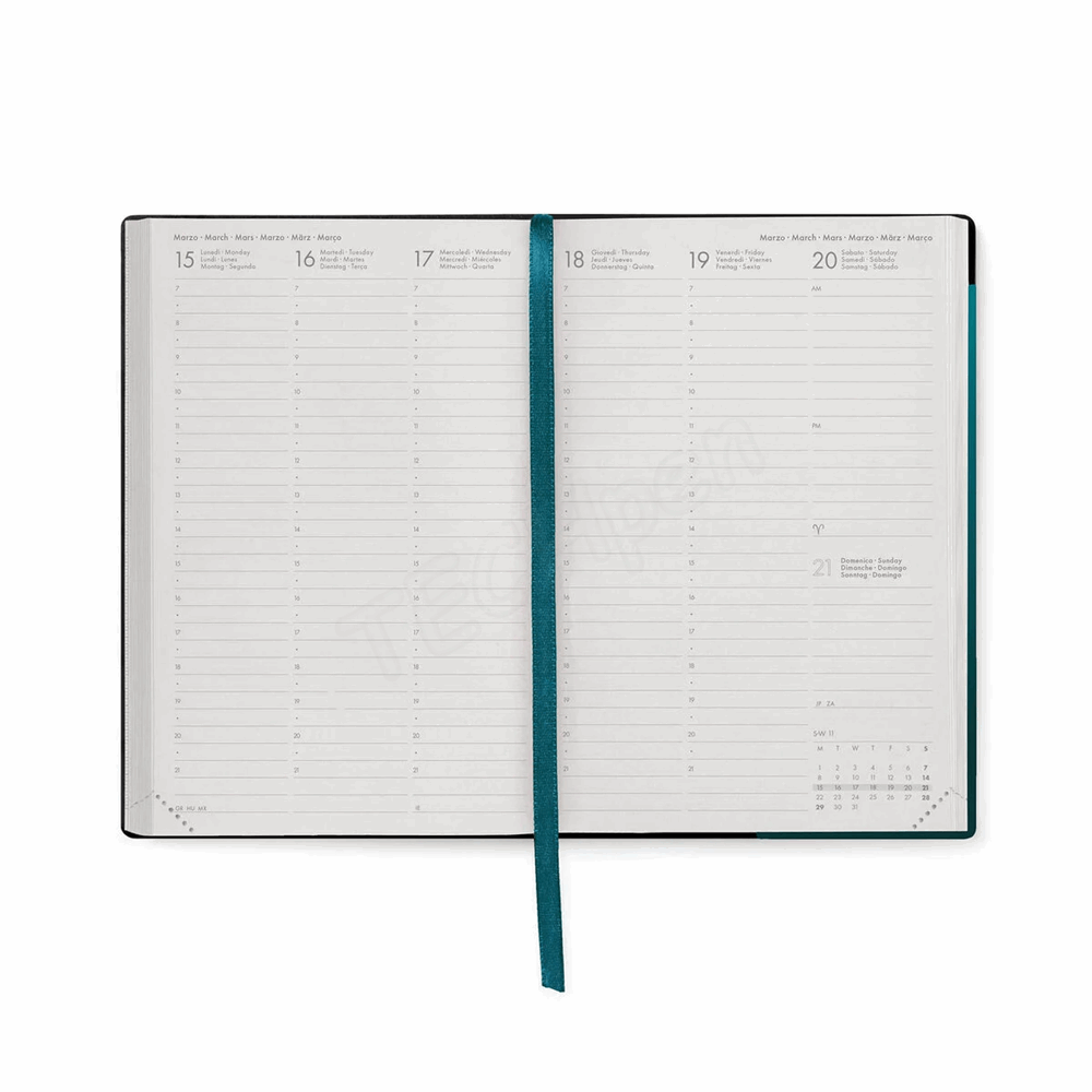 LEGAMI AG2716031 16-MONTH DIARY 2027Y - DEEP TEAL - MEDIUM - WEEKLY
