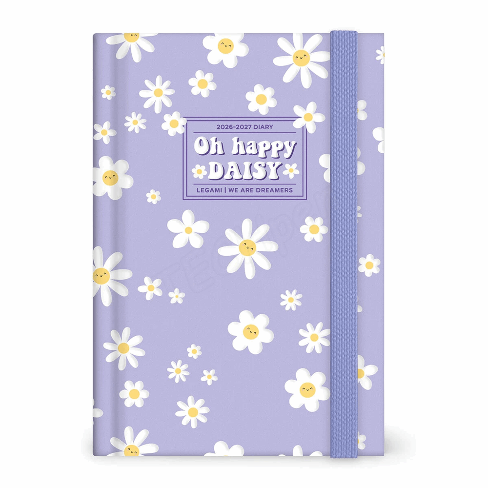 LEGAMI AG2716045 16-MONTH DIARY 2027 - DAISY - LILAC - MEDIUM - DAILY