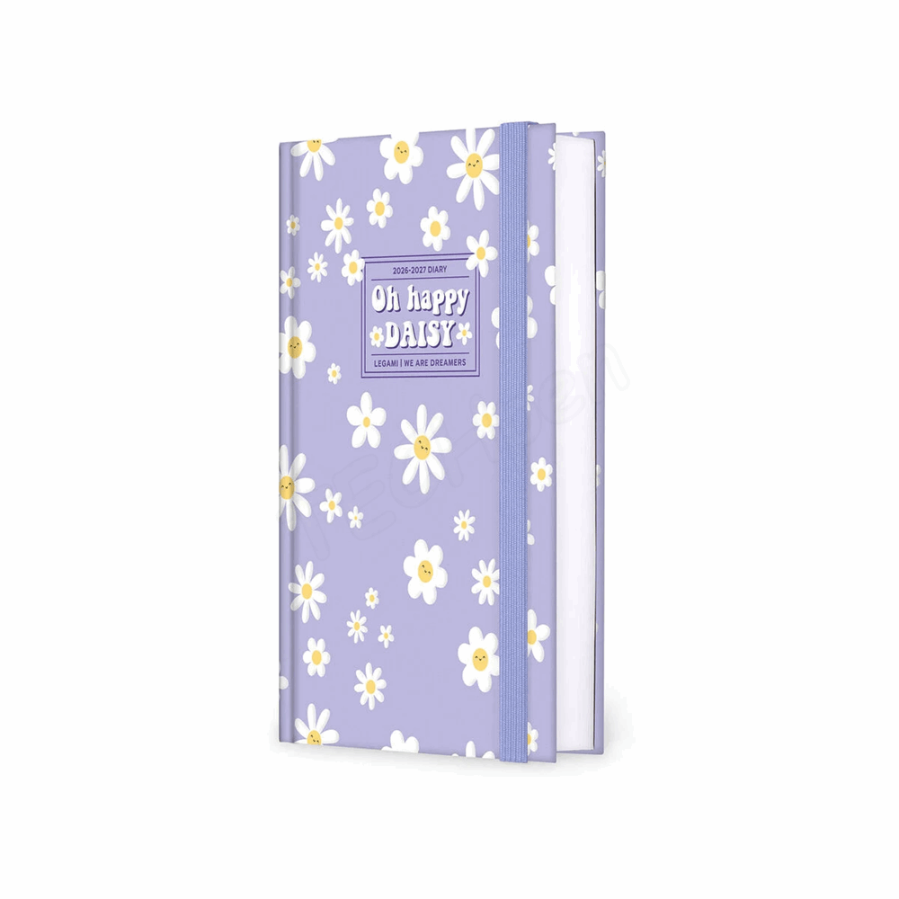 LEGAMI AG2716045 16-MONTH DIARY 2027 - DAISY - LILAC - MEDIUM - DAILY