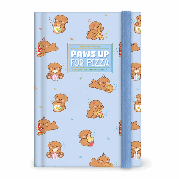 LEGAMI AG2716051 16-MONTH DIARY 2027 - DOG - POODLE - MEDIUM - DAILY