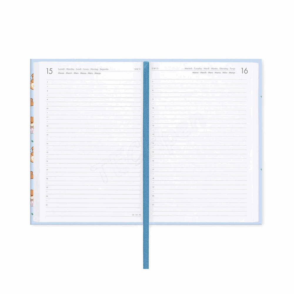 LEGAMI AG2716051 16-MONTH DIARY 2027 - DOG - POODLE - MEDIUM - DAILY