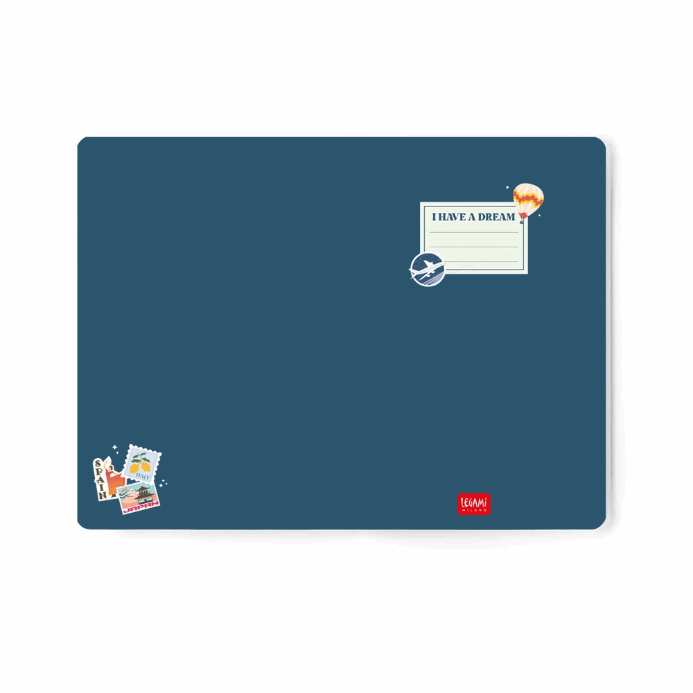 LEGAMI AG2716060 16-MONTH DIARY 2027 - TRAVEL - STICKERS - MEDIUM - WEEKLY