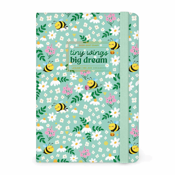 LEGAMI AG2716062 16-MONTH DIARY 2027 - BEE - GREEN - MEDIUM - WEEKLY