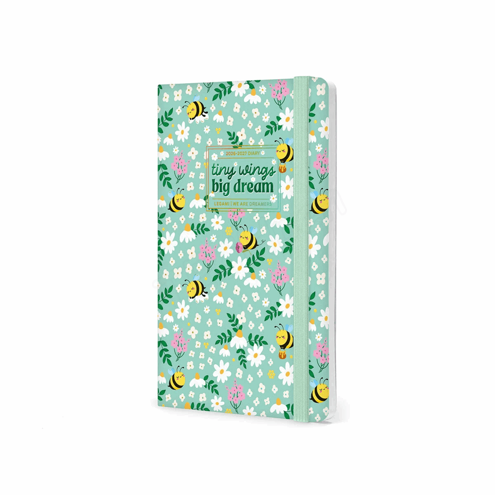 LEGAMI AG2716062 16-MONTH DIARY 2027 - BEE - GREEN - MEDIUM - WEEKLY