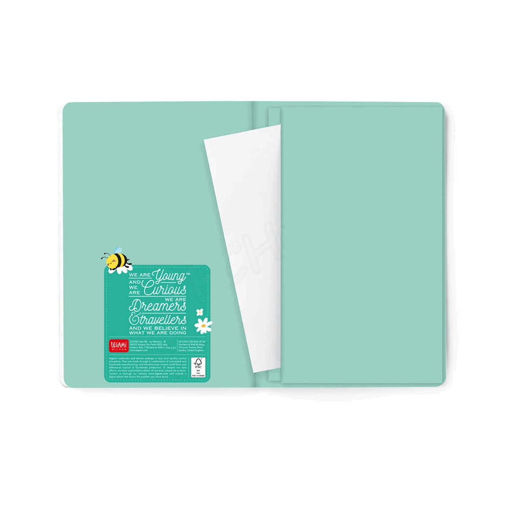 LEGAMI AG2716062 16-MONTH DIARY 2027 - BEE - GREEN - MEDIUM - WEEKLY