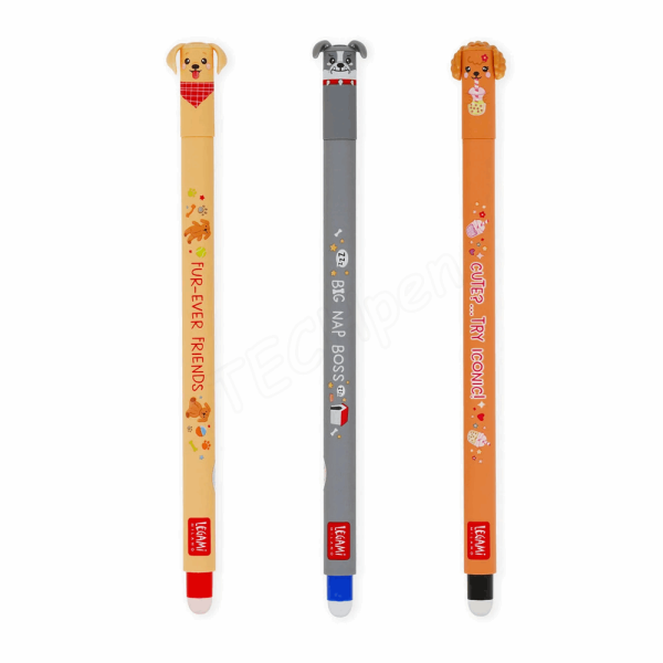 LEGAMI BTS 2026 - EPSET0017 SET OF 3 ERASABLE GEL PENS - SECRET 2026 2 - 0,7 MM - Red/Black/Pink INΚ
