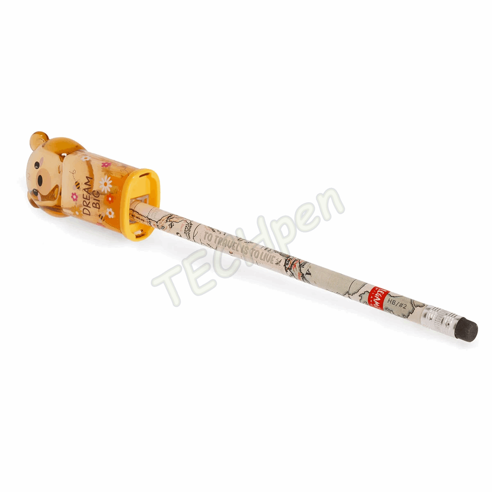 LEGAMI BTS 2026 - PSKT0002 TEDDY BEAR PENCIL SHARPENER - PENCIL SHARPENER W/CONT. - TO BE