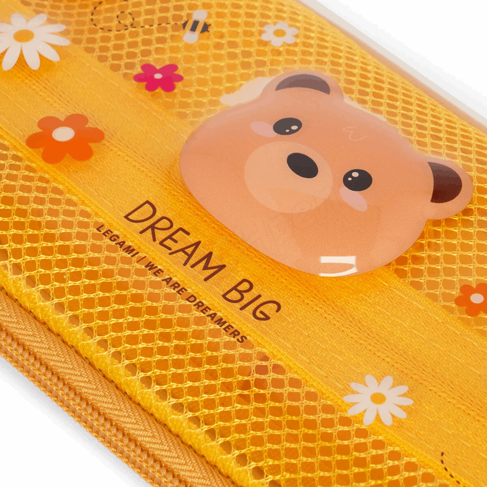 LEGAMI BTS 2026 - PCR0010 WONDER-WOW - PENCIL CASE - TEDDY BEAR