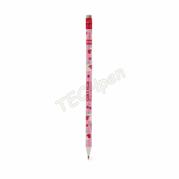 LEGAMI BTS 2026 - SCV0071 I USED TO BE A NEWSPAPER - RECYCLED PAPER PENCIL - TEDDY CHERRY