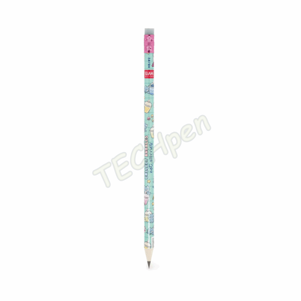 LEGAMI BTS 2026 - SCV0074 I USED TO BE A NEWSPAPER - RECYCLED PAPER PENCIL - BUBBLE TEA CAT