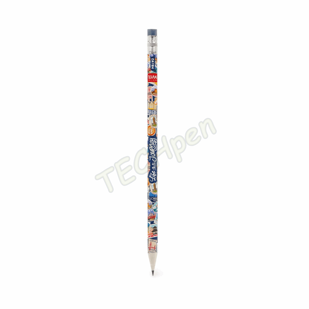 LEGAMI BTS 2026 - SCV0076 I USED TO BE A NEWSPAPER - RECYCLED PAPER PENCIL - TRAVEL STICKERS